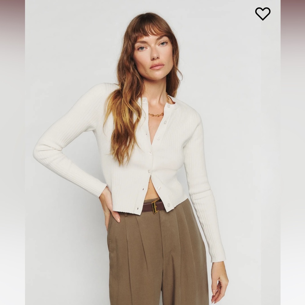 Reformation Joanne Cotton Cardigan